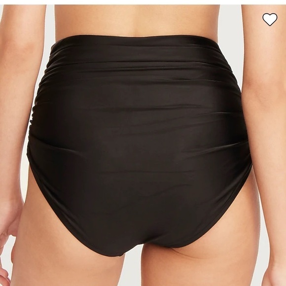 J Crew Ruched high-rise full-coverage bikini bottom in Red sz. XS - Picture 4 of 8